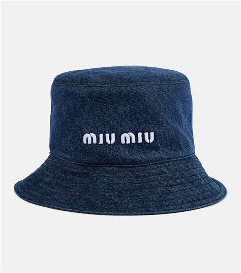 Miu Miu Denim Bucket Hat 